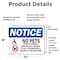 Signmission No Pets Service Animals Allowed, 24 in W x Rectangle, Vinyl Decal OS-2PACK-NS-D-1824-L-16175 - alternate 4